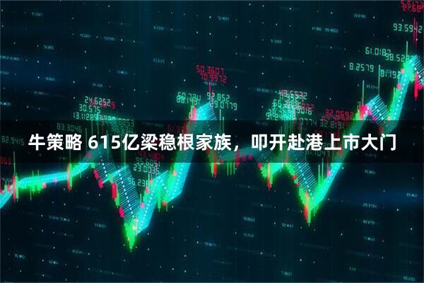 牛策略 615亿梁稳根家族,叩开赴港上市大门