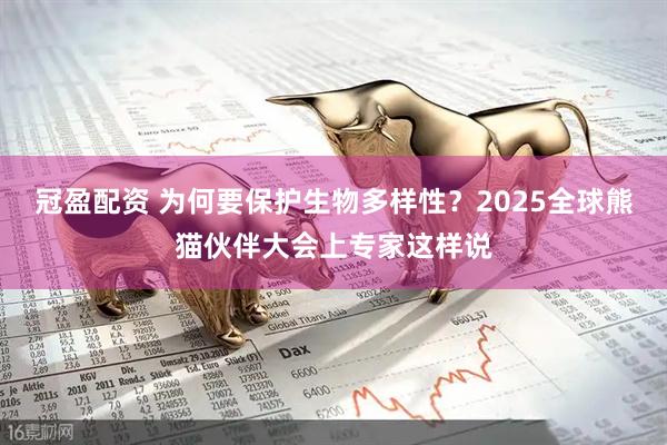 冠盈配资 为何要保护生物多样性？2025全球熊猫伙伴大会上专家这样说
